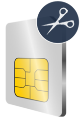 Обрезка SIM-карты до NanoSIM и MicroSIM iPhone, iPad